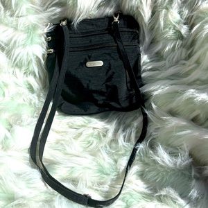 Baggallinni adjustable black crossbody